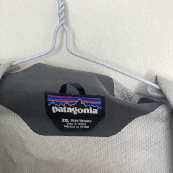 Patagonia Men’s Recycled Nylon Raincoat Teal Size 2XL - Picture 4 of 8